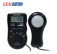 CEM華盛昌便攜式測光儀照度儀亮度計光度計測光表照度計DT-1300