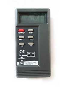 K型接觸式溫度表熱電偶測溫儀器表面溫度計帶探頭TES1310